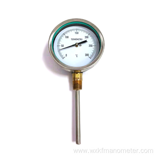 gauge stainless steel bimetallic thermometer gauges